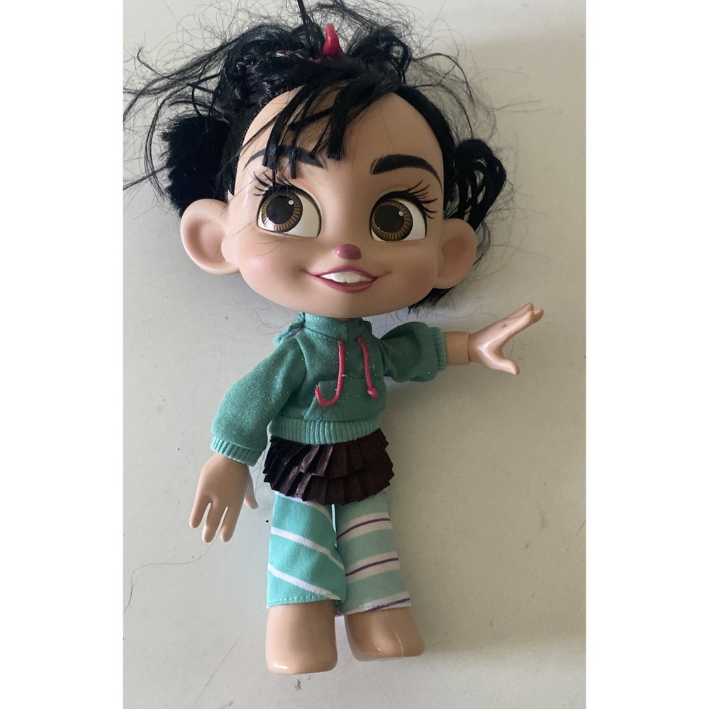 Disney Wreck It Ralph Talking Vanellope Von Schweetz Doll Thinkway 11" Untested
